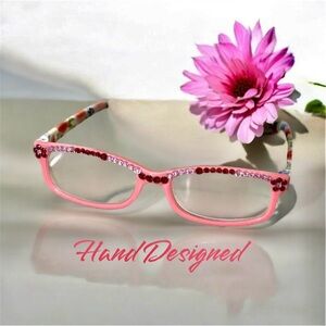 Reading Glasses Pink Designed